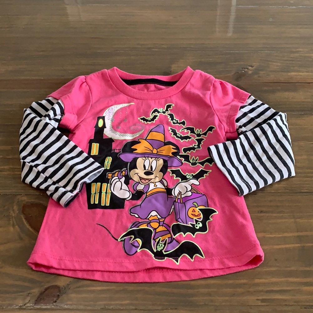 Disney Minnie long sleeved shirt. Size 2t.